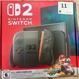 Nintendo 2 Switch Mario Kart World with travel case